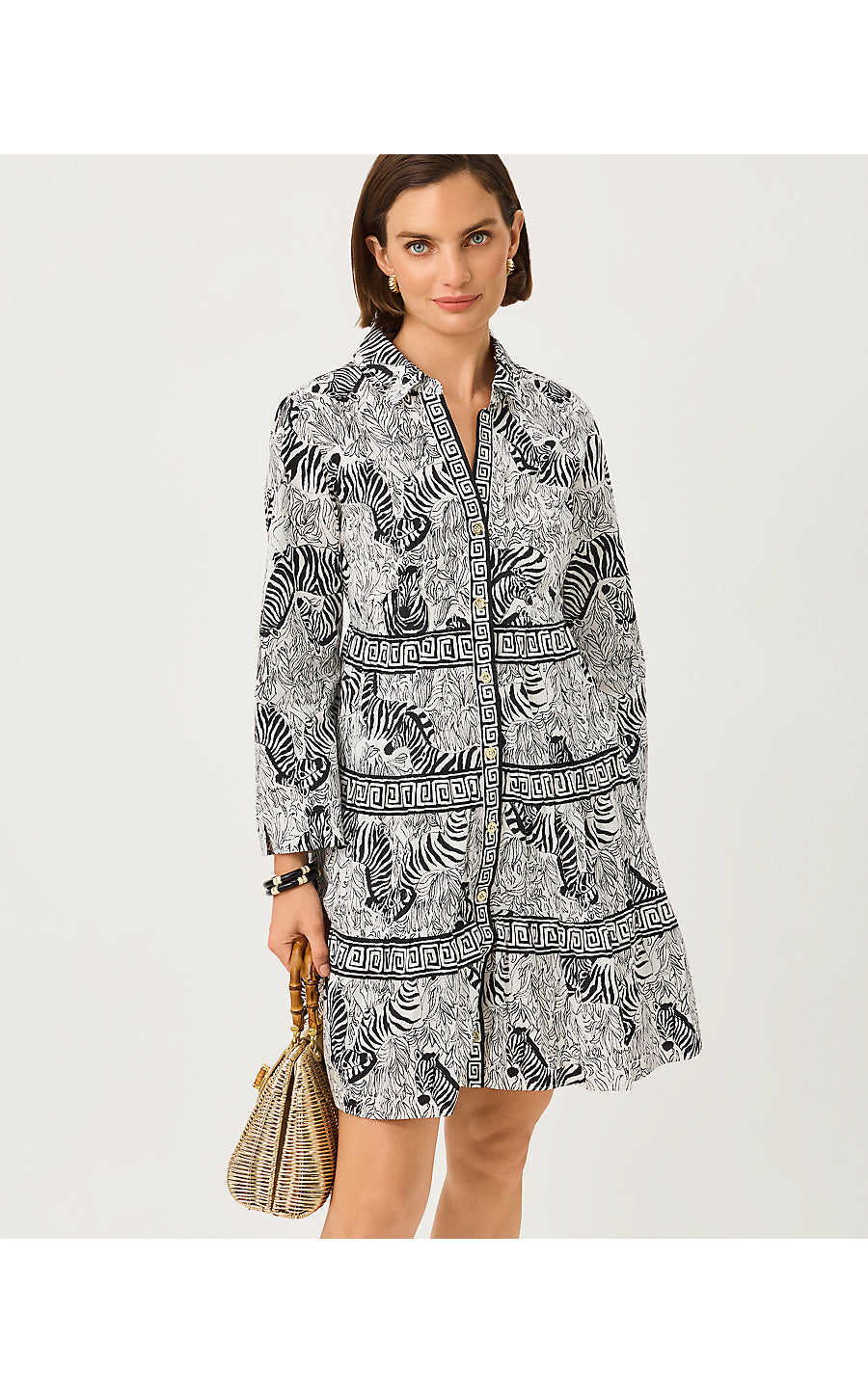 ANGIE DRESS, COCONUT Z ENGINEERED WOVEN DRESS