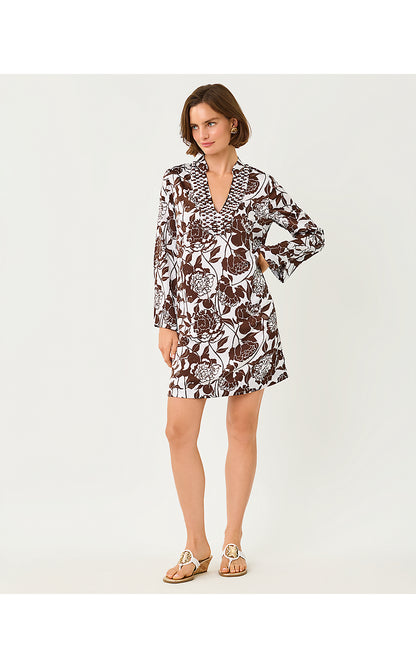 IRELLA CAFTAN DRESS, RESORT WHITE MARNI