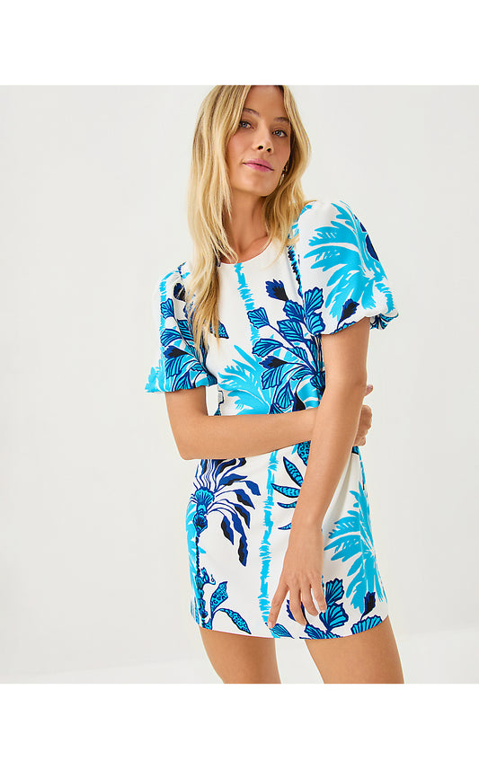 BRYNLEIGH SKIRTED ROMPER, COCONUT OVERSIZED SWAYIN IN THE BREEZE