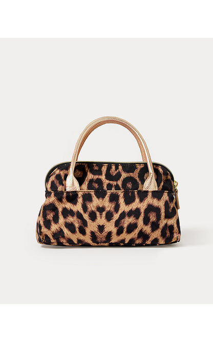 KERRINGTON TOP HANDLE MINI BAG, MULTI LEOPARD FAILLE ACCESSORIES