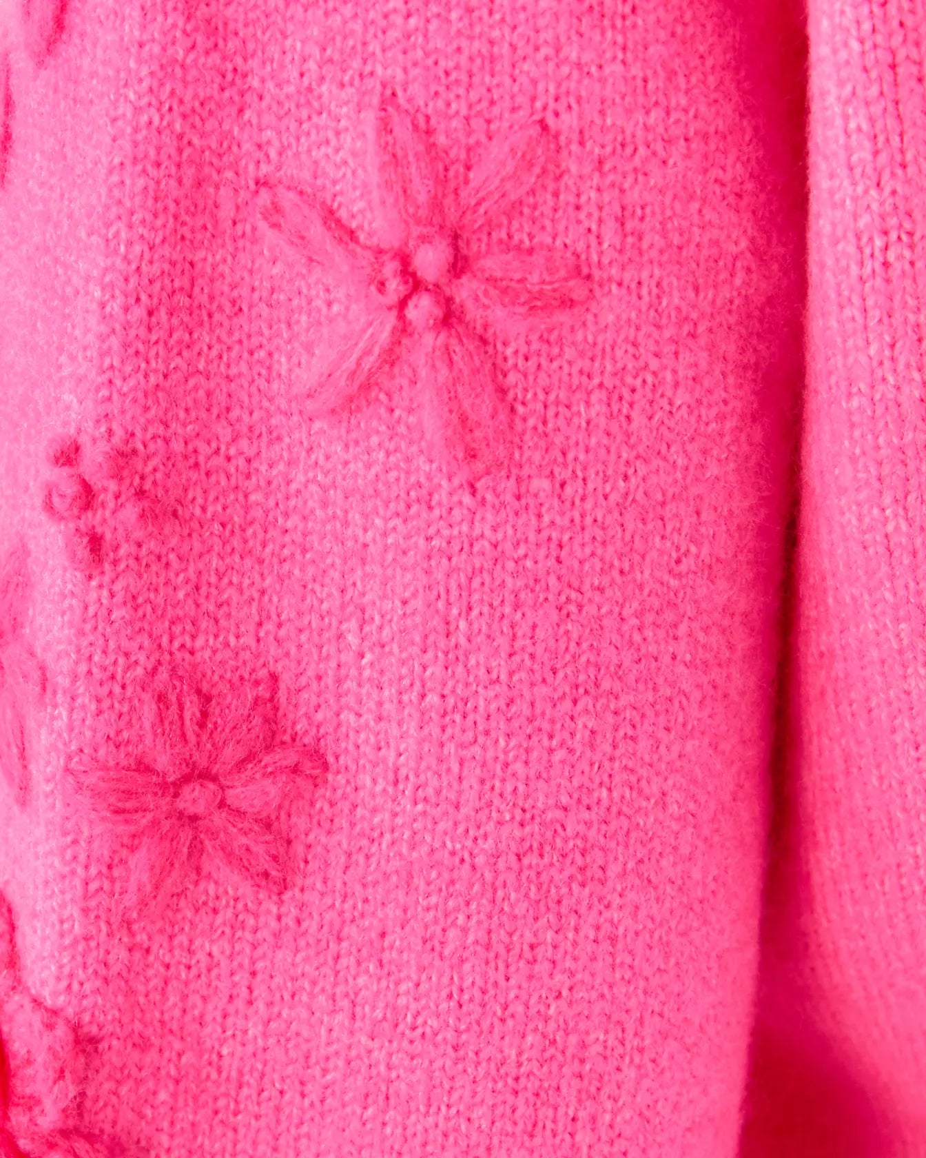 ALAYLA SWEATER, SUN SHELL PINK GARDEN PARTY EMBROIDERY