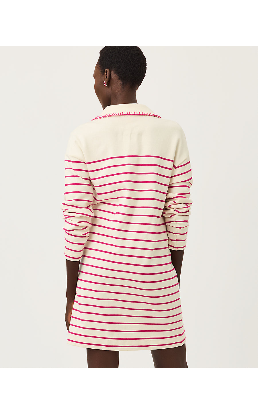 CORVAYA DRESS, BERRY BOUQUET LEGACY STRIPE