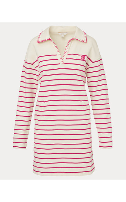 CORVAYA DRESS, BERRY BOUQUET LEGACY STRIPE