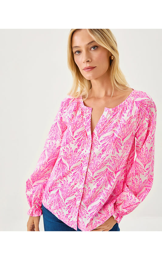 ALDINA TOP, PINK BLISS SHADY BABE