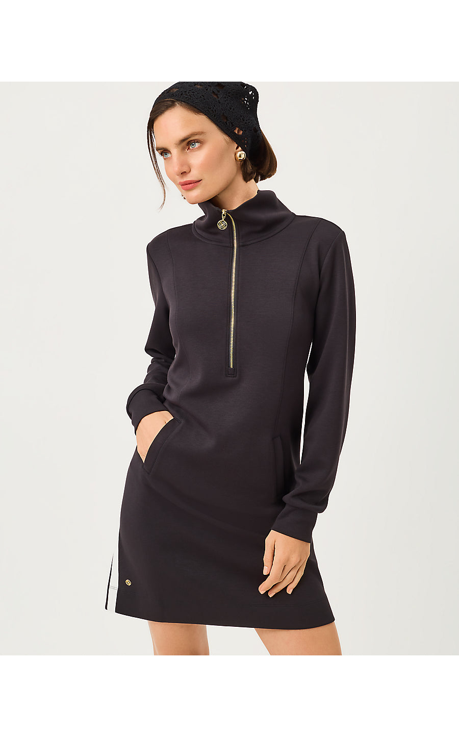 ELENI UPF 50+ DRESS, NOIR