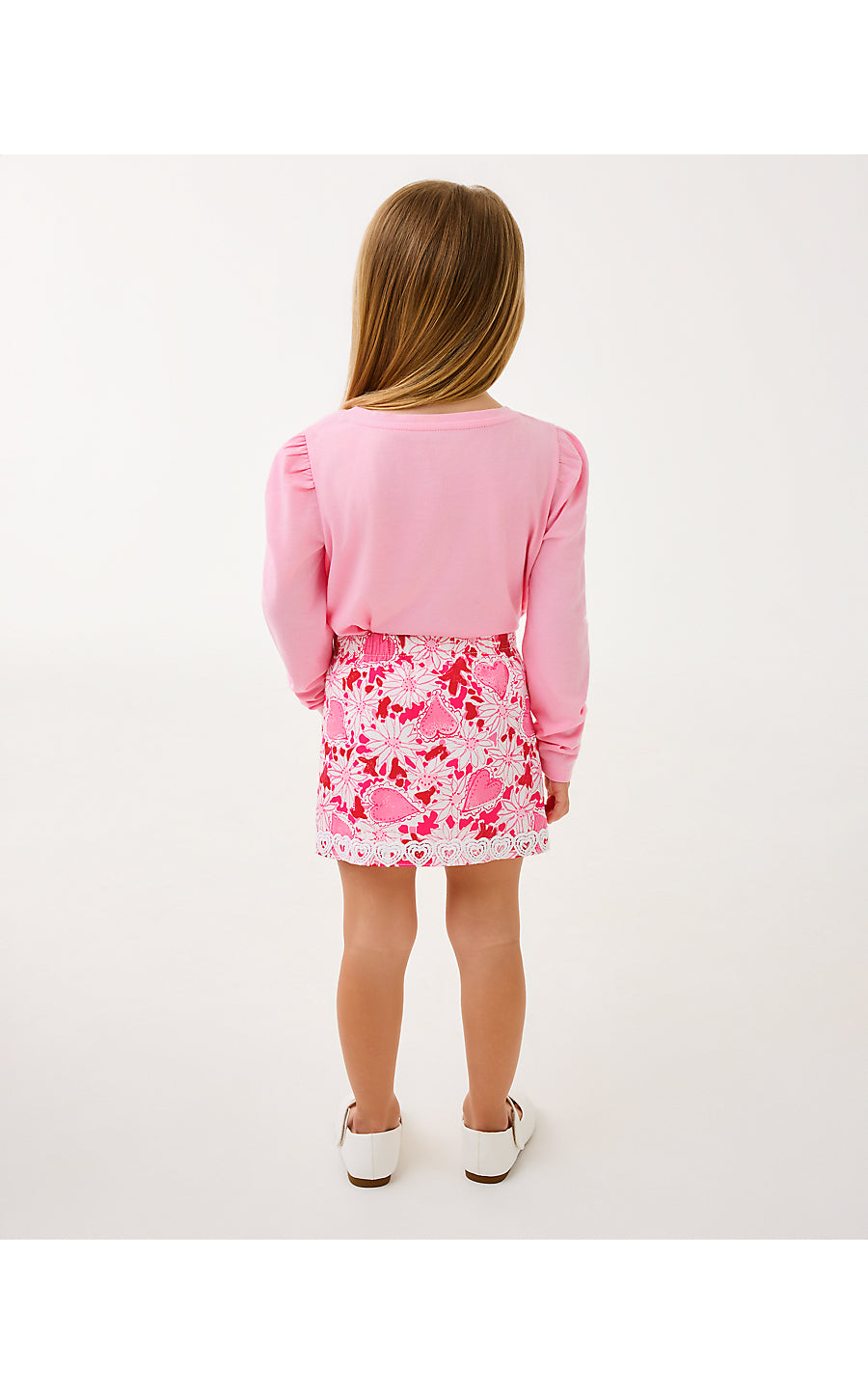 MINI JANSEN LONG SLEEVED PULLOVER, MULTI DEAR HEART GRAPHIC CHILDRENS