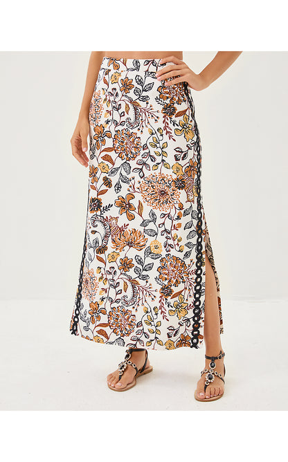SANDERS MAXI SKIRT, COCONUT TAKE MEOWT