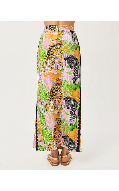 SANDERS MAXI SKIRT, MULTI LILLYS ZOO ENGINEERED SKIRT