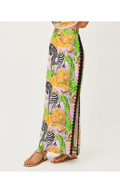 SANDERS MAXI SKIRT, MULTI LILLYS ZOO ENGINEERED SKIRT