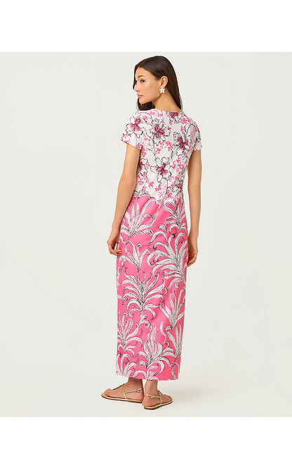 KADEN UPF 50+ MAXI, CONFETTI PINK BUMBLEY BUZZ ENGINEERED CHILLYLILLY