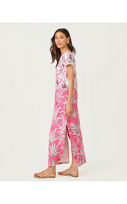 KADEN UPF 50+ MAXI, CONFETTI PINK BUMBLEY BUZZ ENGINEERED CHILLYLILLY