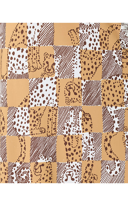 KADEN UPF 50+ MAXI, ICED LATTE CHEETAH CHECKS ENGINEERED CHILLYLILLY