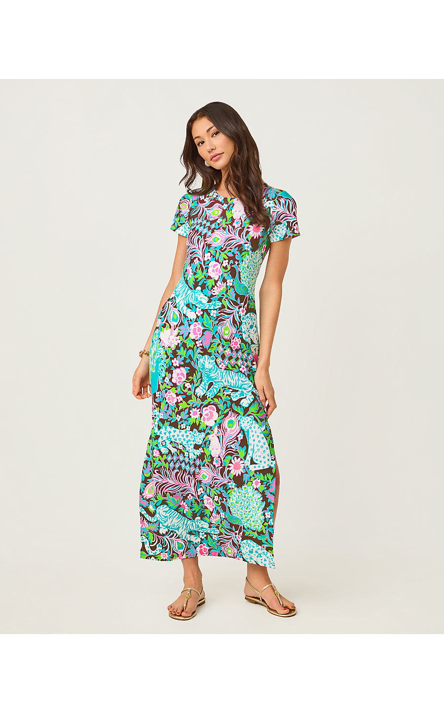 KADEN UPF 50+ MAXI, MULTI OVERSIZED ROYAL ZOO ENGINEERED CHILLYLILLY