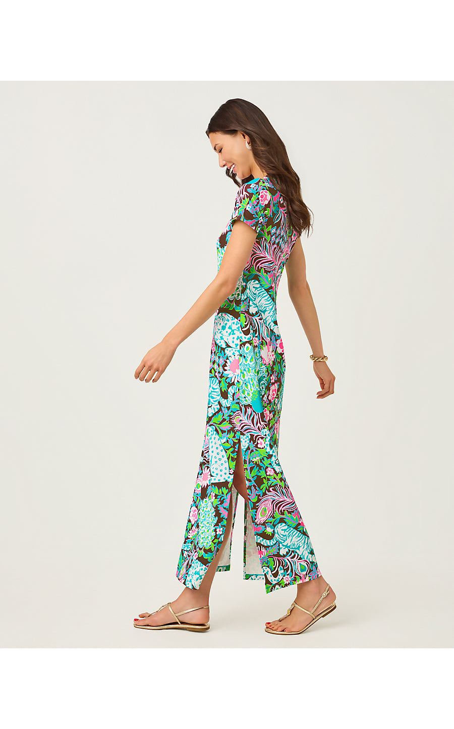 KADEN UPF 50+ MAXI, MULTI OVERSIZED ROYAL ZOO ENGINEERED CHILLYLILLY