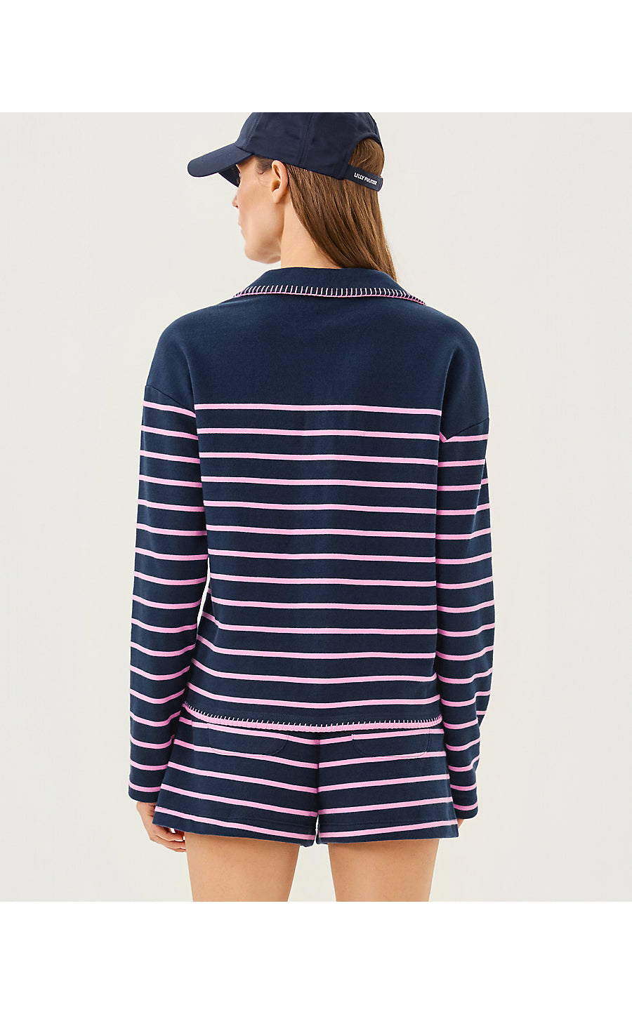 CORVAYA PULLOVER, LOW TIDE NAVY LEGACY STRIPE