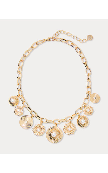 CANOPY COLONY NECKLACE, GOLD METALLIC