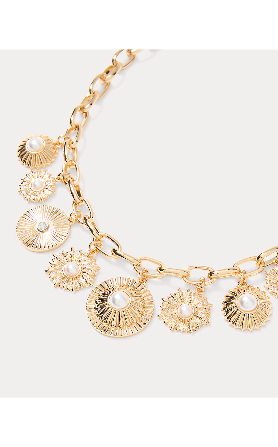 CANOPY COLONY NECKLACE, GOLD METALLIC