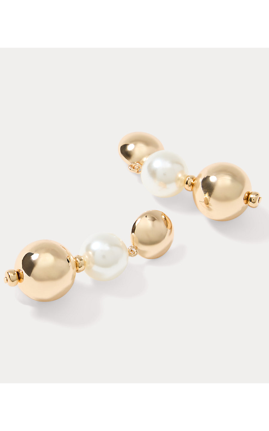 MOONLIGHT MAGIC EARRINGS, GOLD METALLIC