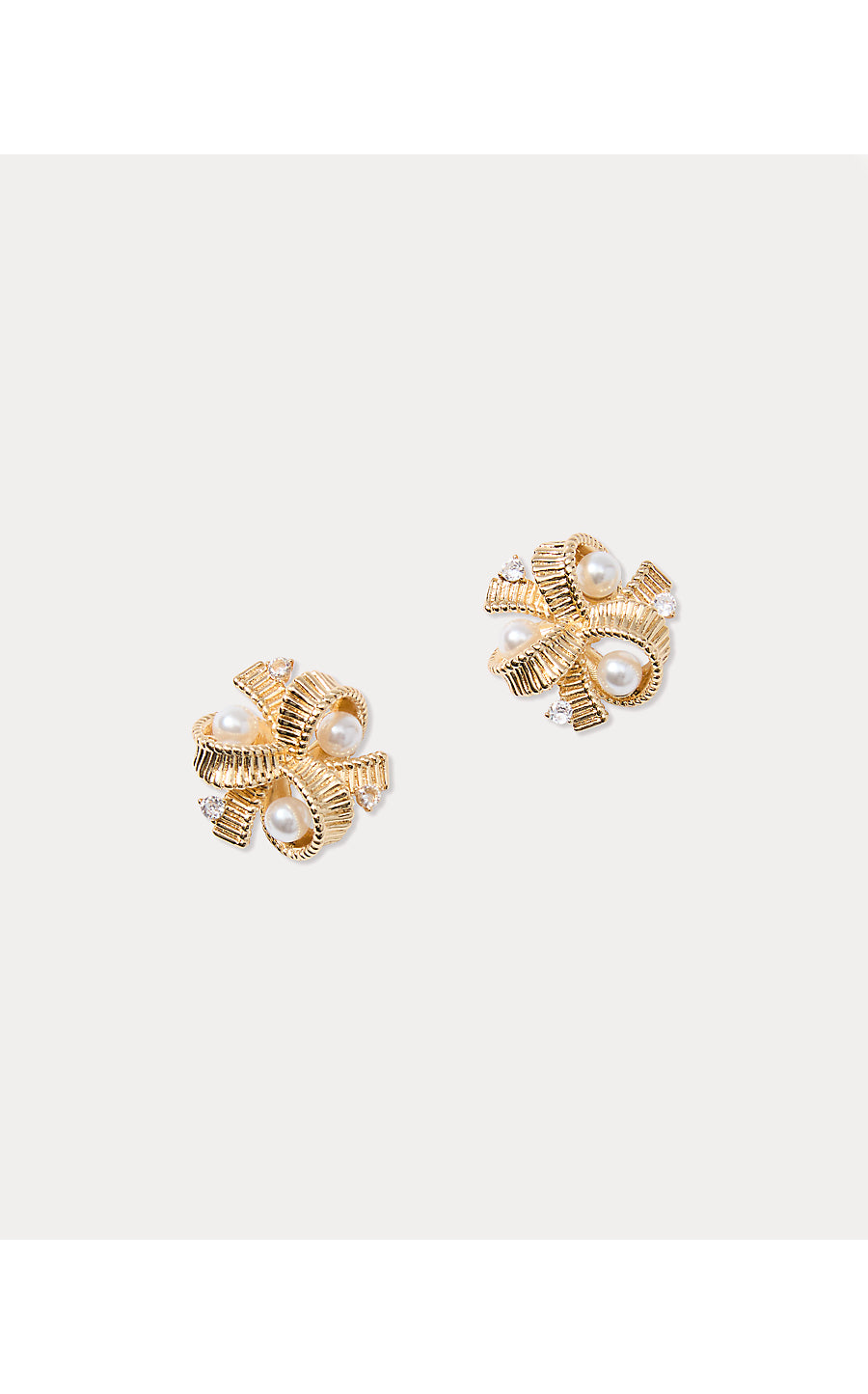 TIS THE SEASON PEARL CLUSTER, GOLD METALLIC