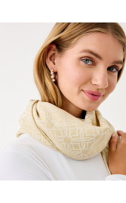 SHINE YOUR BRIGHT HOOP EARRINGS, CLEAR