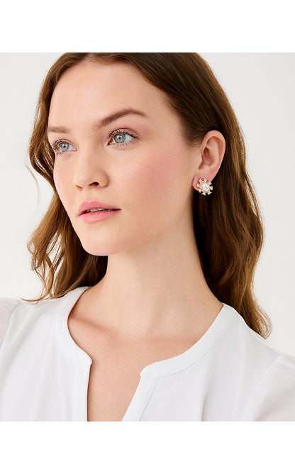 SPICY SOCIALITE EARRING SET, GOLD METALLIC