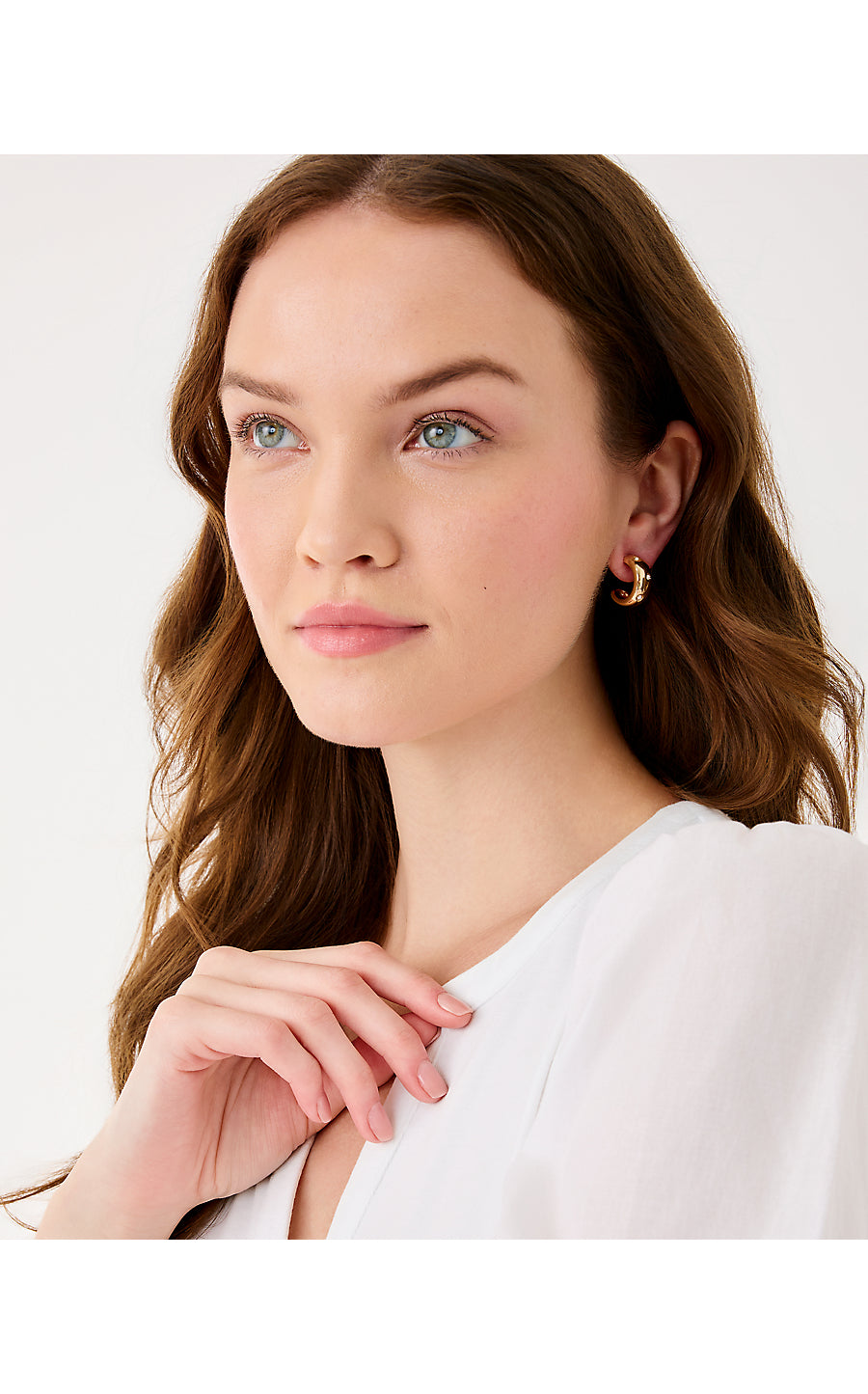 SPICY SOCIALITE EARRING SET, GOLD METALLIC