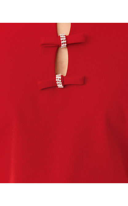 ETHENIA KNIT TOP, CRANBERRY RED