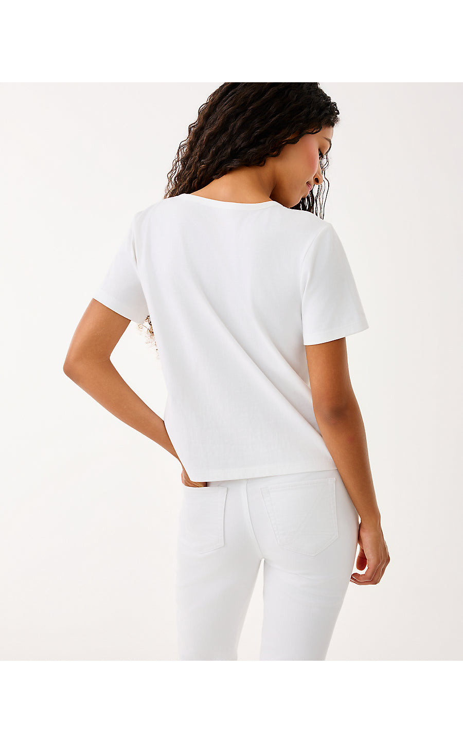 CLAIRMONT RHINESTONE KNIT, RESORT WHITE