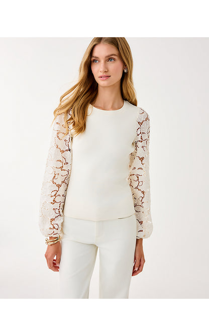 BRYANT KNIT TOP, COCONUT