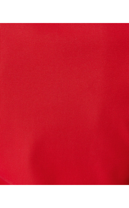 BRYANT KNIT TOP, CRANBERRY RED