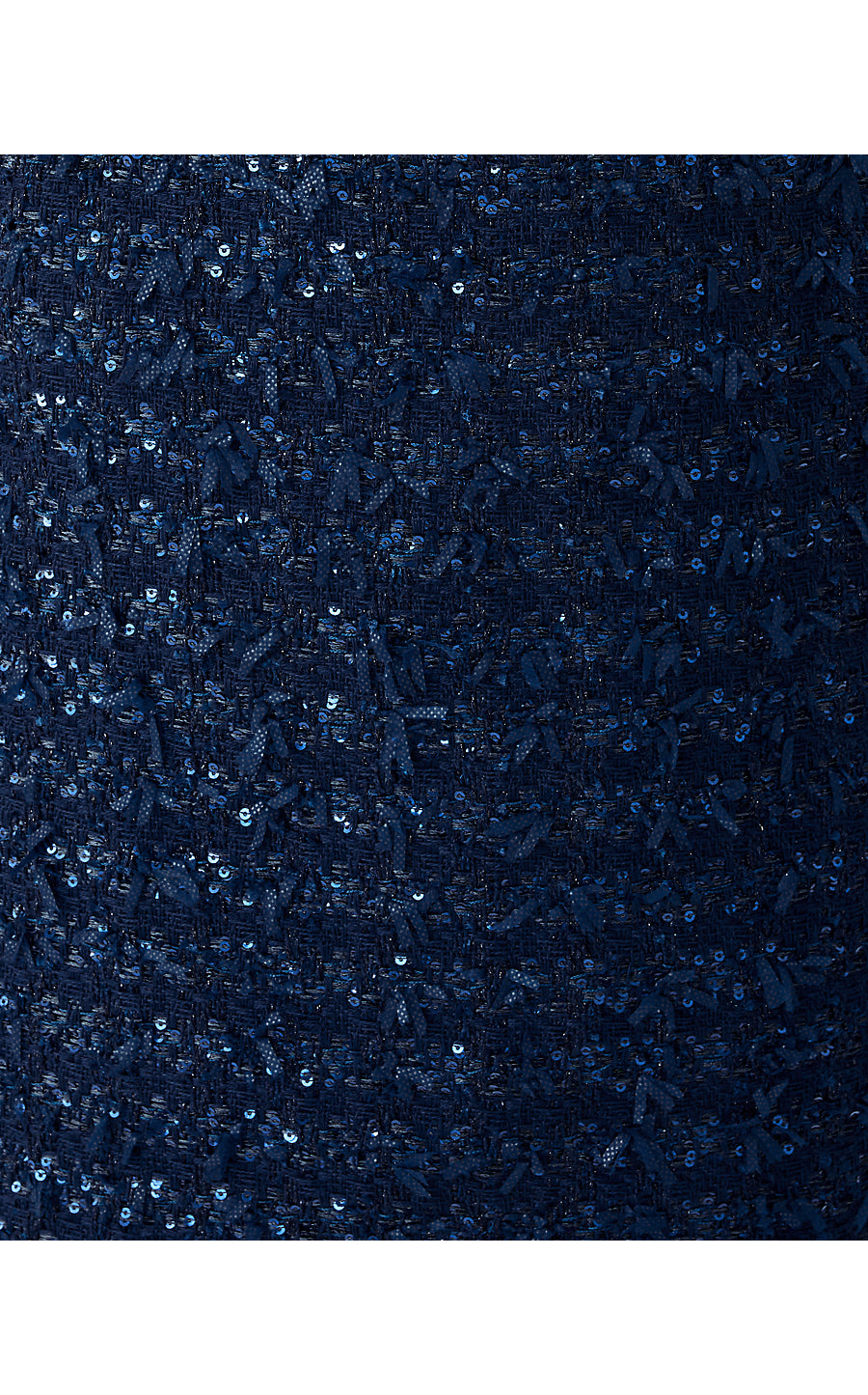 KELS BOUCLE MINI SKIRT, LOW TIDE NAVY AFTER PARTY LUREX BOUCLE