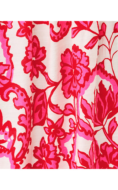 AXTON MIDI DRESS, COCONUT SPICY SOCIALITE ENGINEERED MIDI DRESS