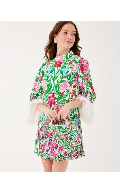 CONSTANCE COSMETIC CASE, MULTI GLOWING GARDENS ACCESSORIES SMALL