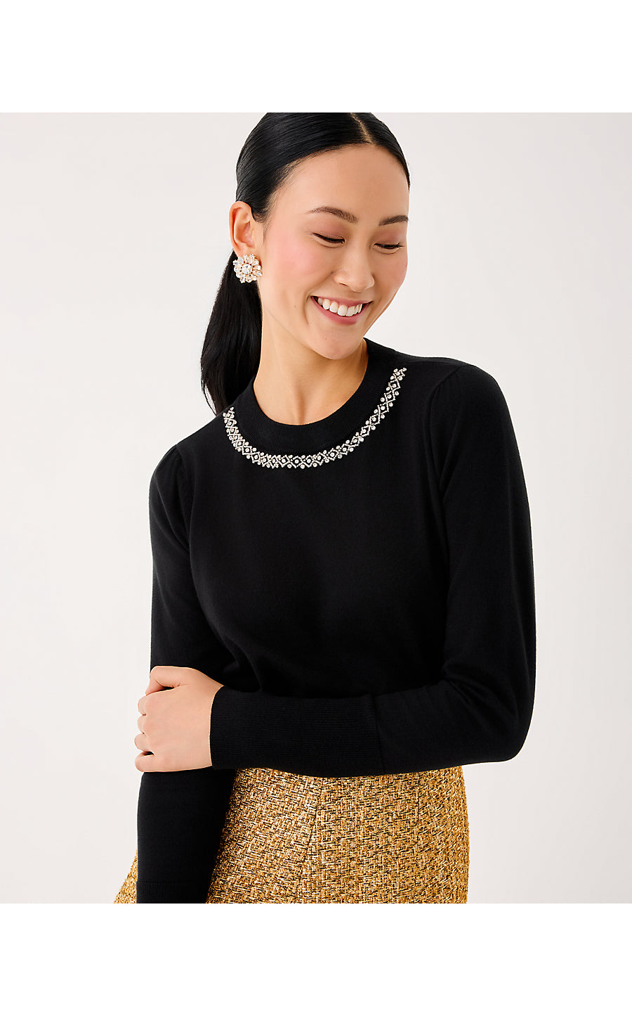 MORGEN SWEATER, BLACK