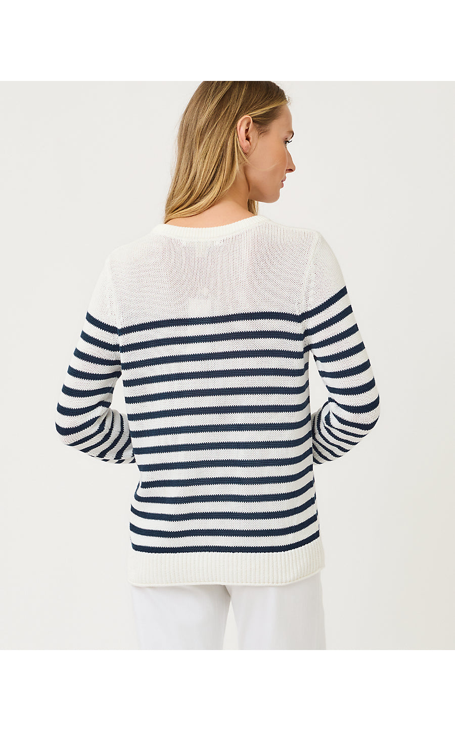 KELSA SWEATER, COCONUT BEACH BOUND EMBROIDERY