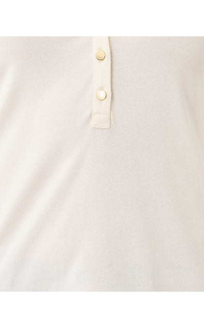 RONSON LONG SLEEVE KNIT TOP, COCONUT
