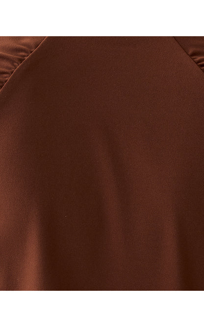 JUSTINE FULL ZIP JACKET UPF 50+, FRENCH ROAST