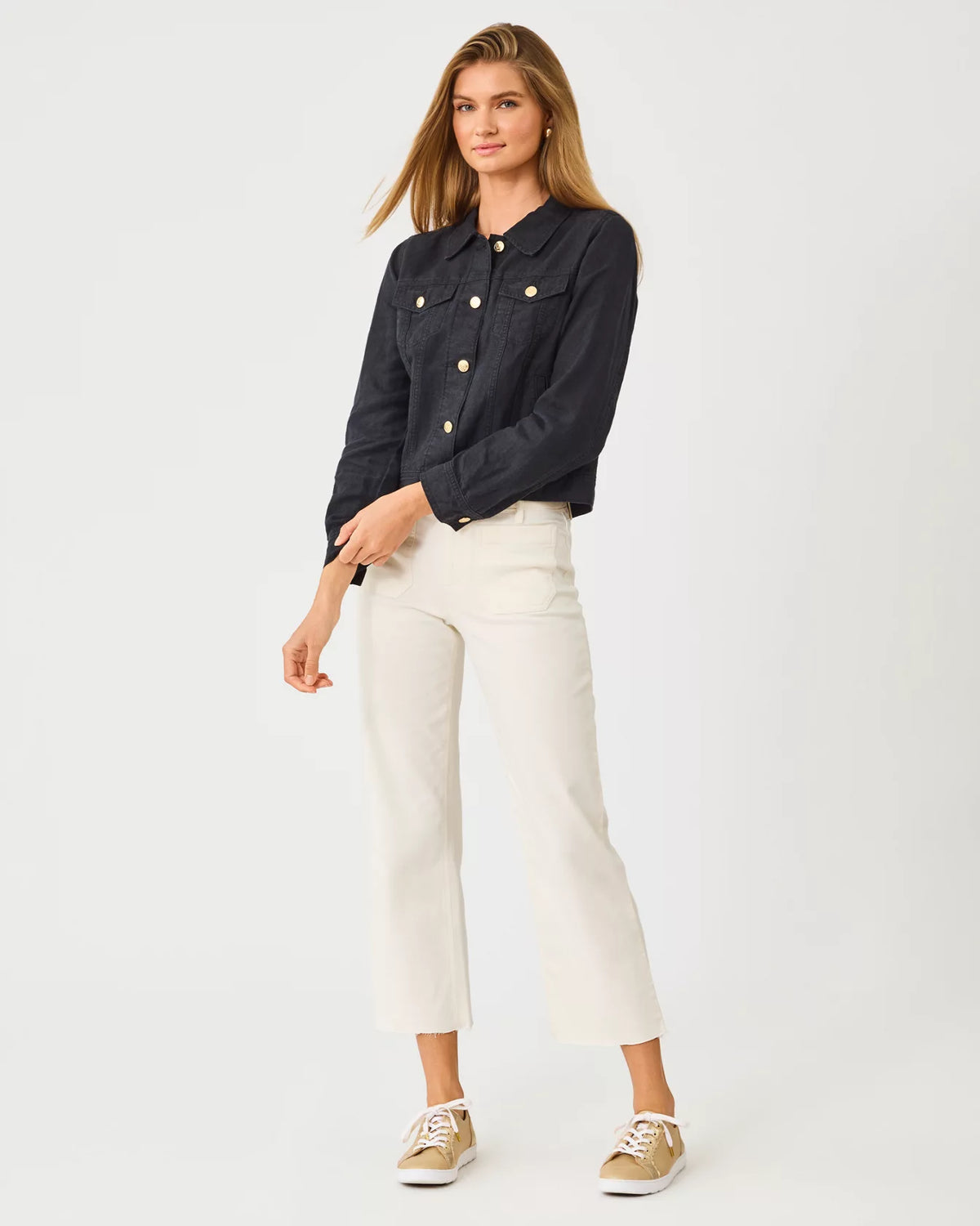 HARLEEN HIGH RISE CROP JEAN, COCONUT