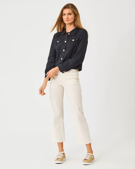 HARLEEN HIGH RISE CROP JEAN, COCONUT