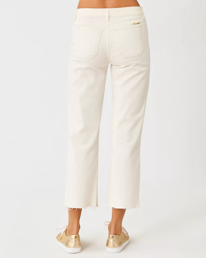 HARLEEN HIGH RISE CROP JEAN, COCONUT