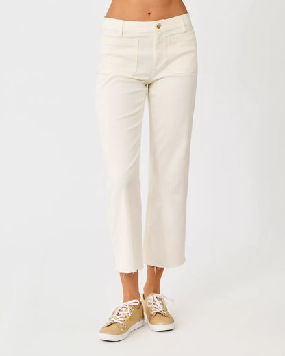 HARLEEN HIGH RISE CROP JEAN, COCONUT