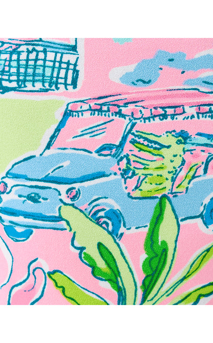 POLYANNA PALAZZO PANT, CONCH SHELL PINK OVERSIZED SUNNY DEE