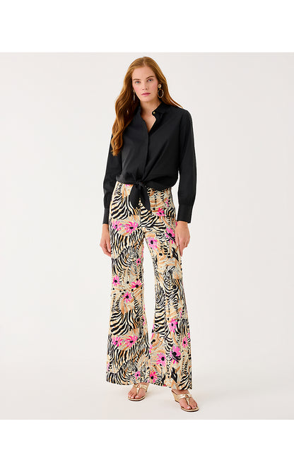 POLYANNA PALAZZO PANT, RUTABAGA EL MOROCCO