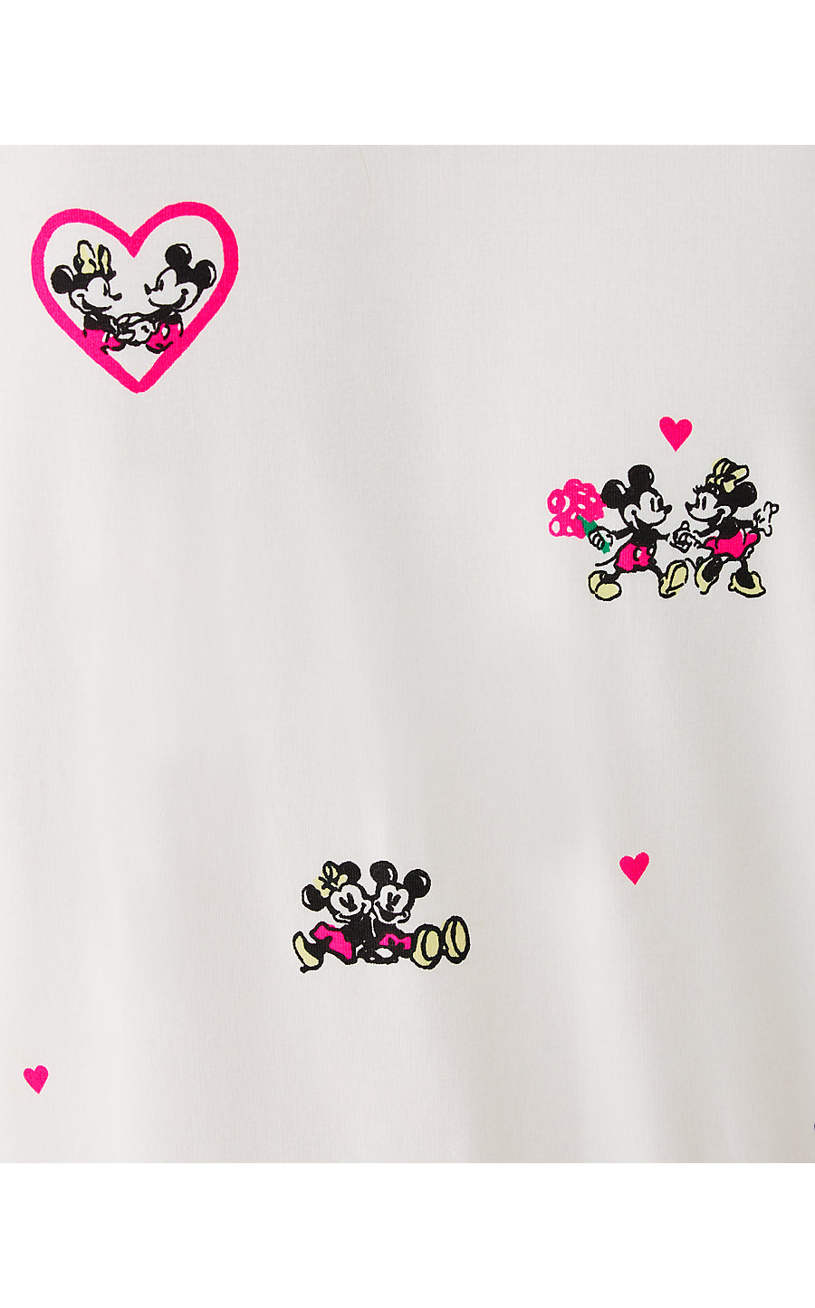 BALLAD LONG SLEEVE DRESS, COCONUT DISNEY HALF DROP