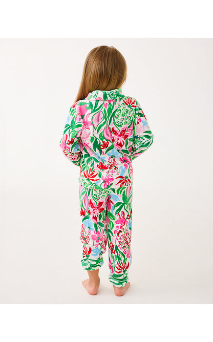 MINI ELENI VELOUR PULLOVER, MULTI GLOWING GARDENS