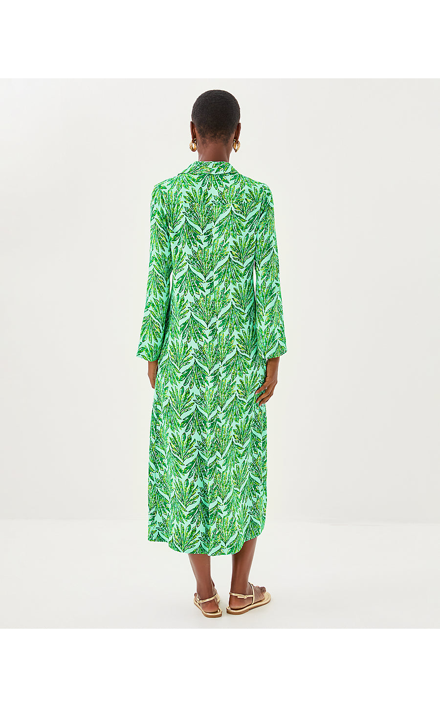 SIMONA DRESS, KITTS GREEN SHADY BABE