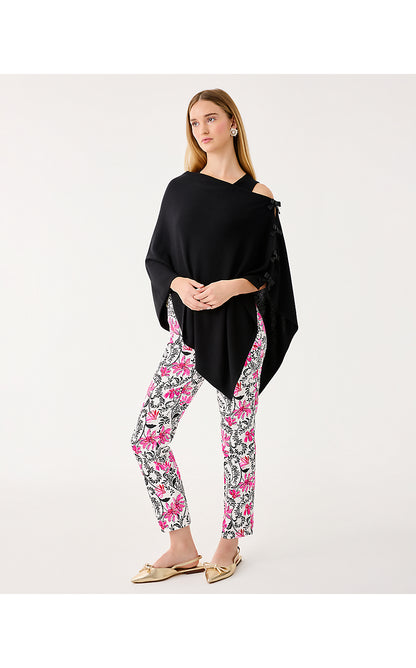 HARP WRAP W/ BOWS, BLACK