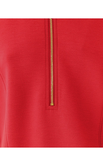 ELENI UPF 50+ PULLOVER, CRANBERRY RED