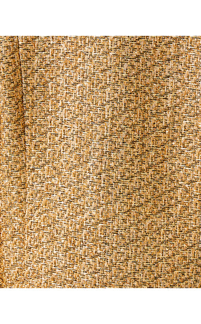 RITZY BOUCLE SHIFT, GOLD METALLIC GOLDEN GLOW BOUCLE