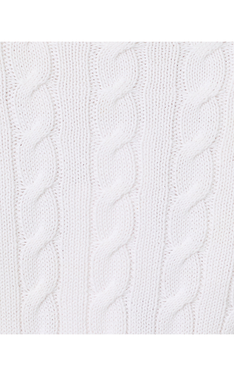 BROCKTON CREW NECK CARDIGAN, RESORT WHITE X CAPRI BLUE TIPPING